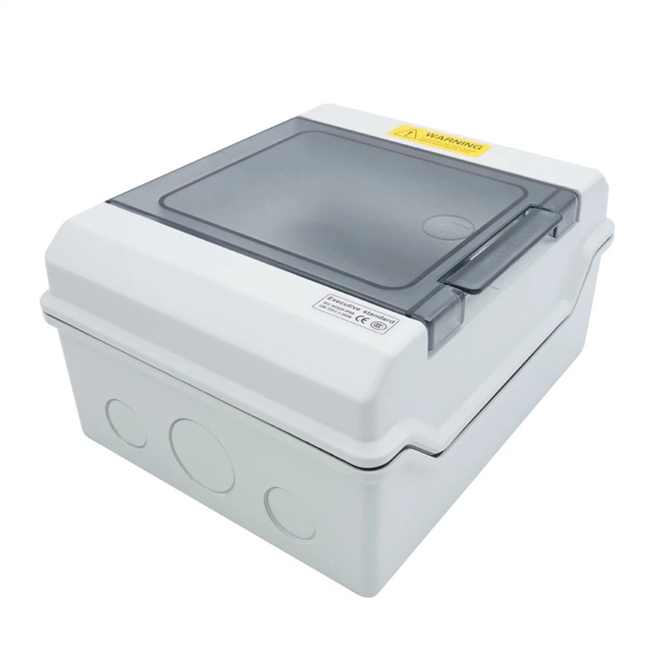 CNC Distribution Box (YCX6) Outdoor Surface Mount Flush Mount 36 Way MCB ABS Distribution Panel Board Three Row Distribution Box